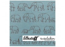 Bio Jersey Lillestoff - Elefantenparade